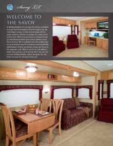 2010 Holiday Rambler Savoy LX Brochure page 2