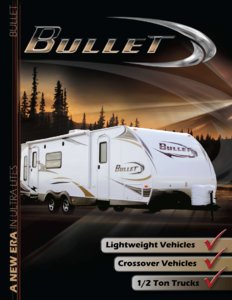 2010 Keystone RV Bullet Brochure page 1