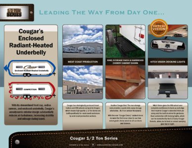 2010 Keystone RV Cougar Half Ton Series Brochure page 8
