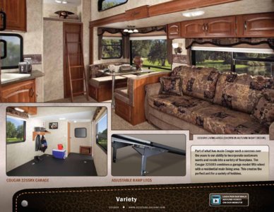 2010 Keystone RV Cougar Western Edition Brochure page 4