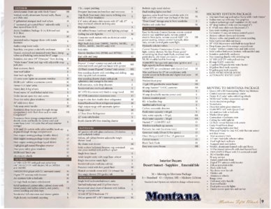 2010 Keystone RV Montana Hickory Edition Brochure page 9