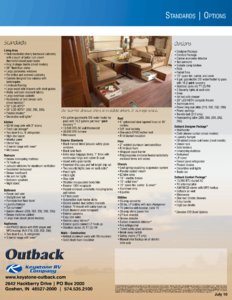 2010 Keystone RV Outback Super Lite Brochure page 8