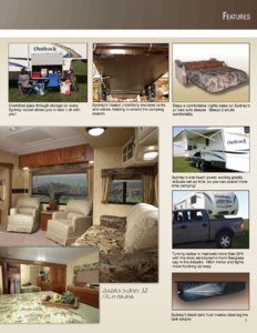 2010 Keystone RV Outback Sydney Edition Brochure page 5