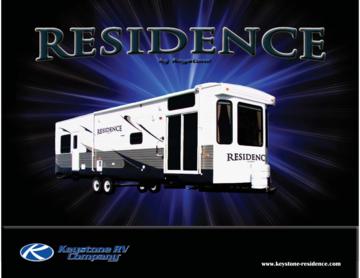 2010 Keystone RV Residence Brochure