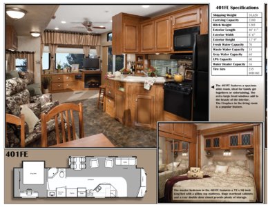 2010 Keystone RV Residence Brochure page 2