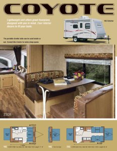 2010 KZ RV Coyote Brochure page 2