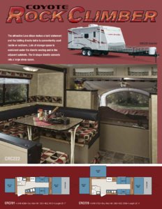 2010 KZ RV Coyote Brochure page 8