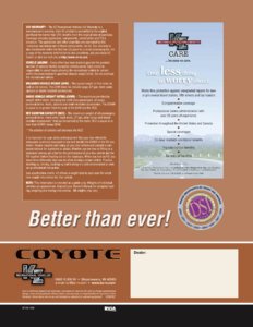 2010 KZ RV Coyote Brochure page 12