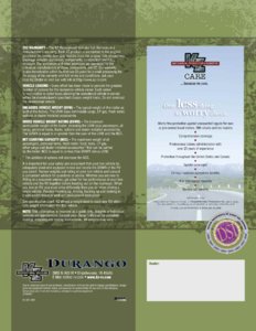 2010 KZ RV Durango Brochure page 16