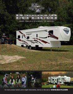 2010 KZ RV Inferno Brochure page 1