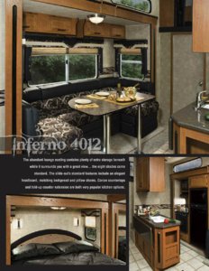 2010 KZ RV Inferno Brochure page 2