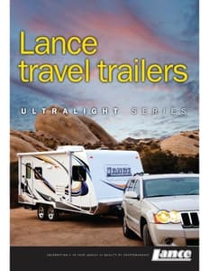 2010 Lance Travel Trailers Brochure page 1