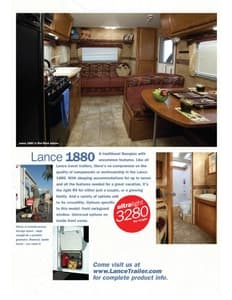 2010 Lance Travel Trailers Brochure page 4