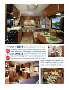 2010 Lance Travel Trailers Brochure page 5