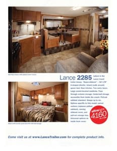 2010 Lance Travel Trailers Brochure page 7