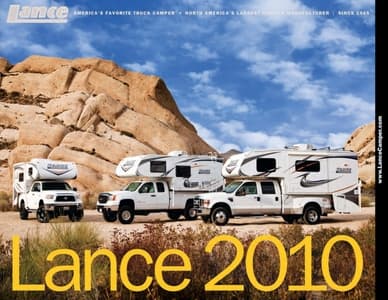 2010 Lance Truck Campers Brochure page 1