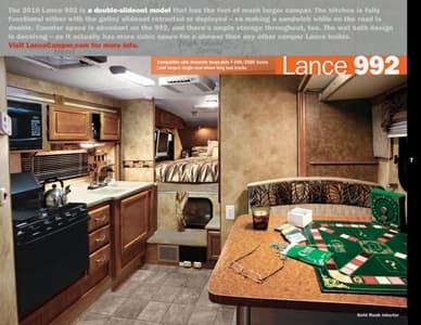 2010 Lance Truck Campers Brochure page 7