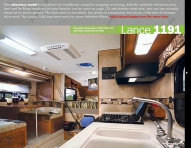 2010 Lance Truck Campers Brochure page 9