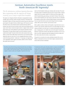 2010 Roadtrek Full Line Brochure page 7