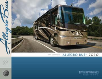 2010 Tiffin Allegro Bus Brochure