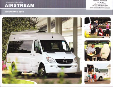 2011 Airstream Interstate 3500 Brochure page 1