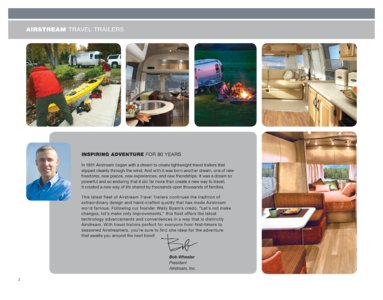 2011 Airstream Travel Trailers Brochure page 2