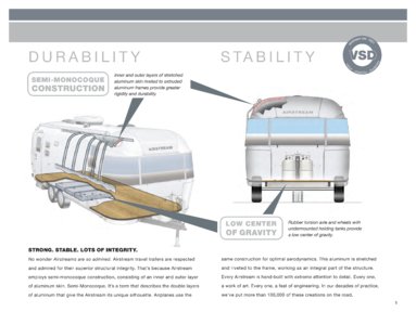 2011 Airstream Travel Trailers Brochure page 5