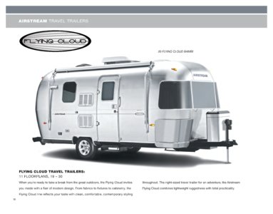 2011 Airstream Travel Trailers Brochure page 10