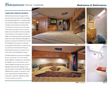 2011 ALP Adventurer Truck Campers Brochure page 8