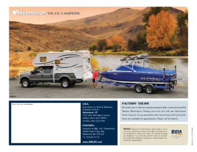 2011 ALP Adventurer Truck Campers Brochure page 16