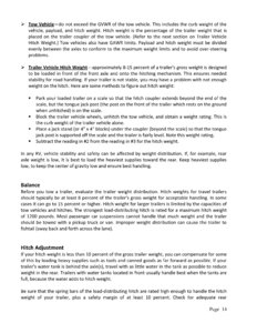 2011 Bigfoot 2500 Series Travel Trailers Owner's Manual page 20