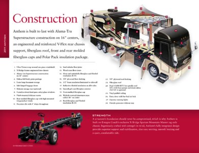 2011 Entegra Coach Anthem Brochure page 8