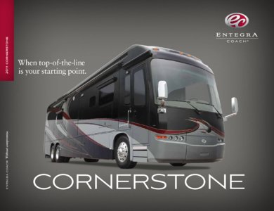 2011 Entegra Coach Cornerstone Brochure page 1