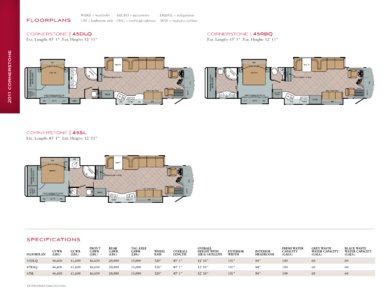 2011 Entegra Coach Cornerstone Brochure page 14