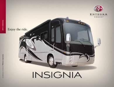 2011 Entegra Coach Insignia Brochure page 1