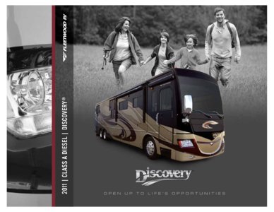 2011 Fleetwood Discovery Brochure page 1