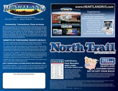 2011 Heartland North Trail Brochure page 16