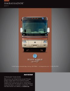 2011 Holiday Rambler Ambassador Brochure page 16