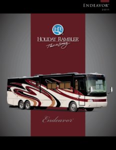 2011 Holiday Rambler Endeavor Brochure page 1