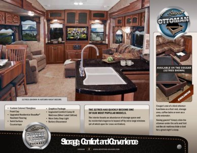 2011 Keystone RV Cougar Western Edition Brochure page 3