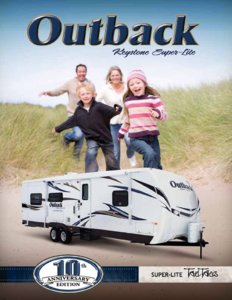 2011 Keystone RV Outback Brochure page 1