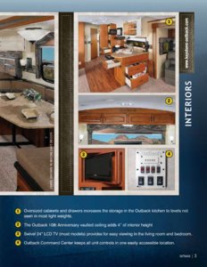 2011 Keystone RV Outback Brochure page 3