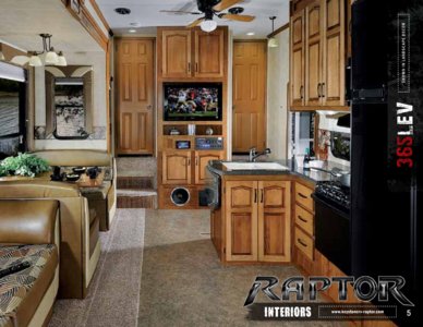 2011 Keystone RV Raptor Brochure page 5