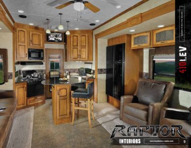 2011 Keystone RV Raptor Brochure page 9