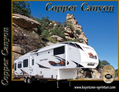 2011 Keystone RV Sprinter Copper Canyon Brochure page 1