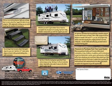 2011 Keystone RV Sprinter Brochure page 8