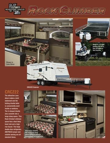 2011 KZ RV Coyote Rock Climber Flyer