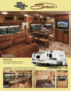 2011 KZ RV Spree Brochure page 1