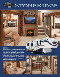 2011 KZ RV Stoneridge Brochure page 1