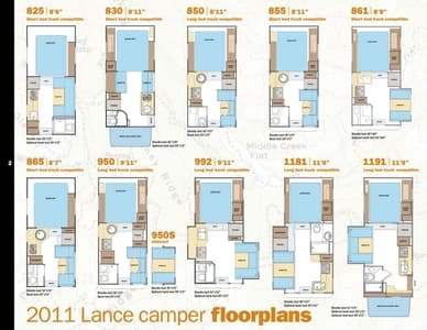 2011 Lance Truck Campers Brochure page 2